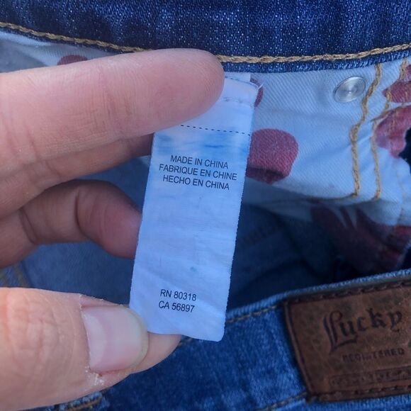 Lucky brand womans jeans Sophia Straight medium wash mid rise 10/30 Y2K regular - Picture 11 of 14